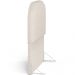 Cabeceira Cama Box 100cm Orgânica Lanna W01 Linho Cru - Lyam Decor