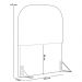 Cabeceira Cama Box 100cm Orgânica Lanna W01 Linho Verde Musgo - Lyam Decor
