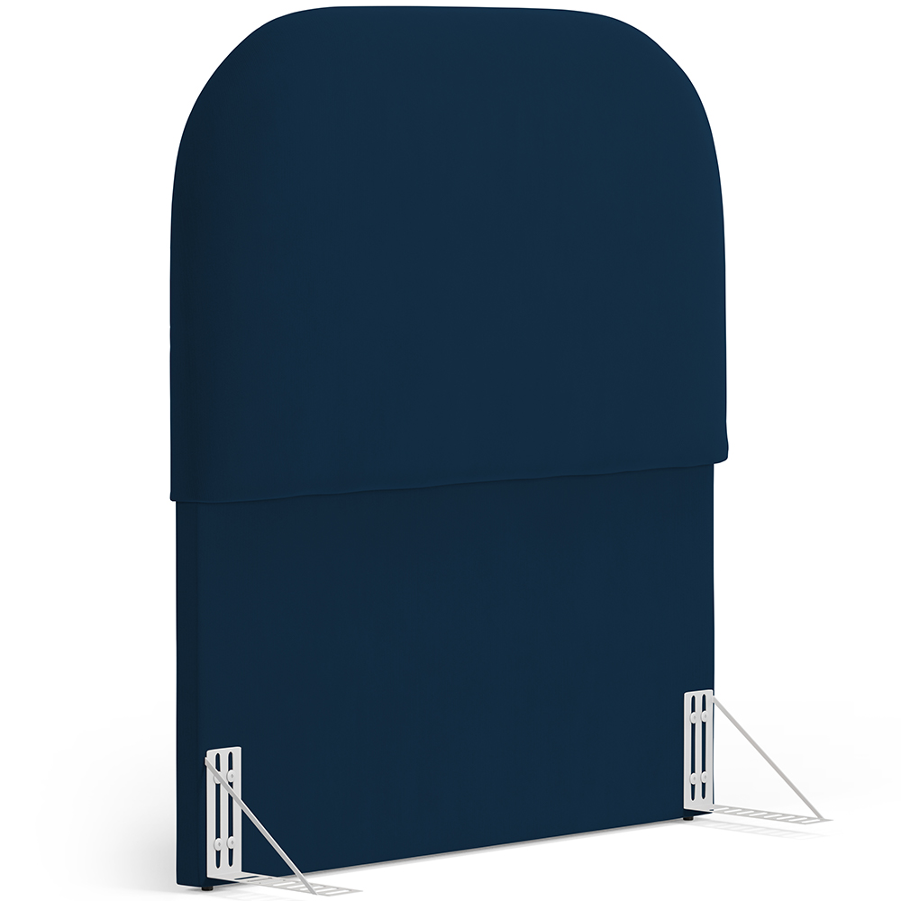 Cabeceira Cama Box 100cm Orgânica Lanna W01 Suede - Lyam Decor