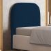 Cabeceira Cama Box 100cm Orgânica Lanna W01 Suede - Lyam Decor