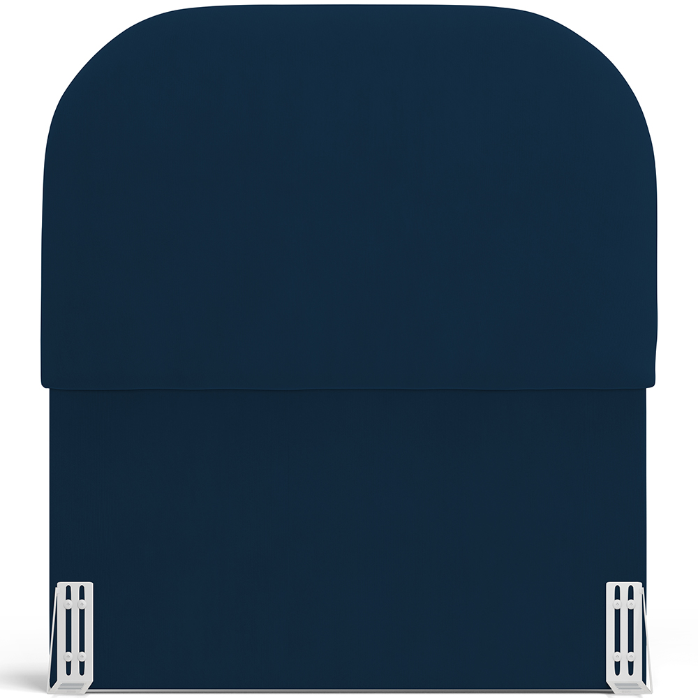 Cabeceira Cama Box 100cm Orgânica Lanna W01 Suede - Lyam Decor