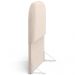 Cabeceira Cama Box 100cm Orgânica Lanna W01 Suede Bege - Lyam Decor