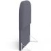 Cabeceira Cama Box 100cm Orgânica Lanna W01 Suede Cinza - Lyam Decor
