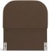 Cabeceira Cama Box 100cm Orgânica Lanna W01 Suede Marrom - Lyam Decor