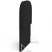 Cabeceira Cama Box 100cm Orgânica Lanna W01 Suede Preto - Lyam Decor