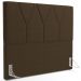 Cabeceira Cama Box Casal  King 195 cm Aurora W01 Suede Marrom - Lyam Decor
