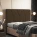 Cabeceira Cama Box Casal  King 195 cm Aurora W01 Suede Marrom - Lyam Decor