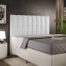 Cabeceira Cama Box Casal 140 Cm Dália W01 Facto Cinza Metalizado - Lyam Decor