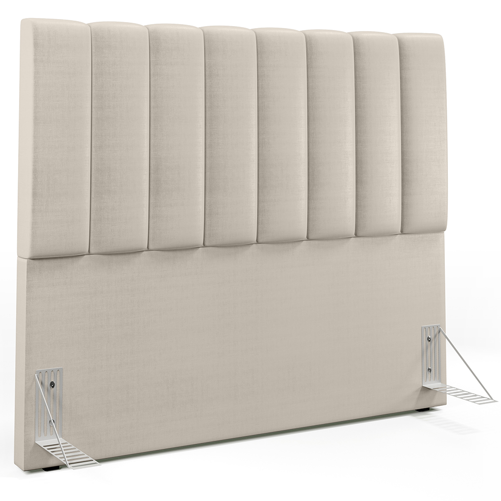 Cabeceira Cama Box Casal 140 Cm Dália W01 Facto Pérola Metalizado - Lyam Decor