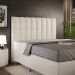 Cabeceira Cama Box Casal 140 Cm Dália W01 Facto Pérola Metalizado - Lyam Decor