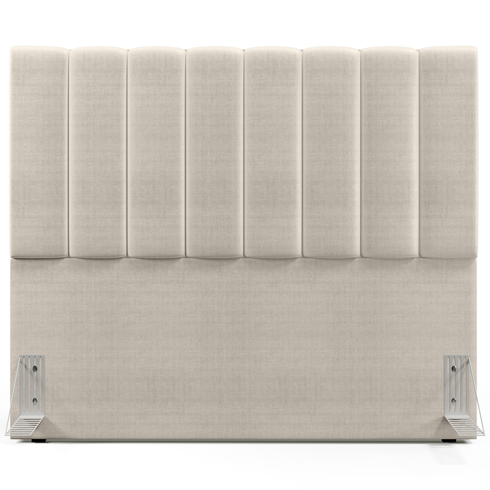 Cabeceira Cama Box Casal 140 Cm Dália W01 Facto Pérola Metalizado - Lyam Decor