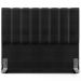 Cabeceira Cama Box Casal 140 Cm Dália W01 Facto Preto Metalizado - Lyam Decor