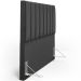 Cabeceira Cama Box Casal 140 Cm Dália W01 Facto Preto Metalizado - Lyam Decor