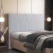Cabeceira Cama Box Casal 140 cm Aurora W01 Bouclê Cinza - Lyam Decor