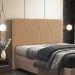Cabeceira Cama Box Casal 140 cm Aurora W01 Bouclê Mostarda - Lyam Decor