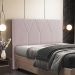 Cabeceira Cama Box Casal 140 cm Aurora W01 Bouclê Rosê - Lyam Decor