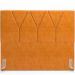 Cabeceira Cama Box Casal 140 cm Aurora W01 Couríssimo Whisky - Lyam Decor