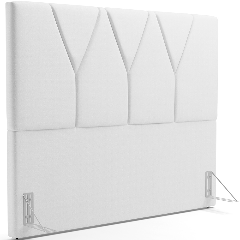 Cabeceira Cama Box Casal 140 cm Aurora W01 Facto Branco - Lyam Decor