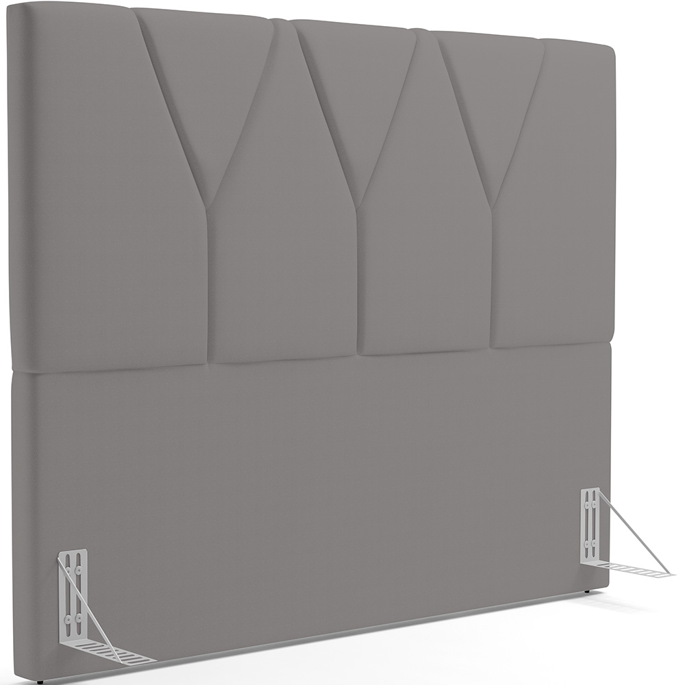 Cabeceira Cama Box Casal 140 cm Aurora W01 Facto Cinza - Lyam Decor