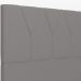 Cabeceira Cama Box Casal 140 cm Aurora W01 Facto Cinza - Lyam Decor