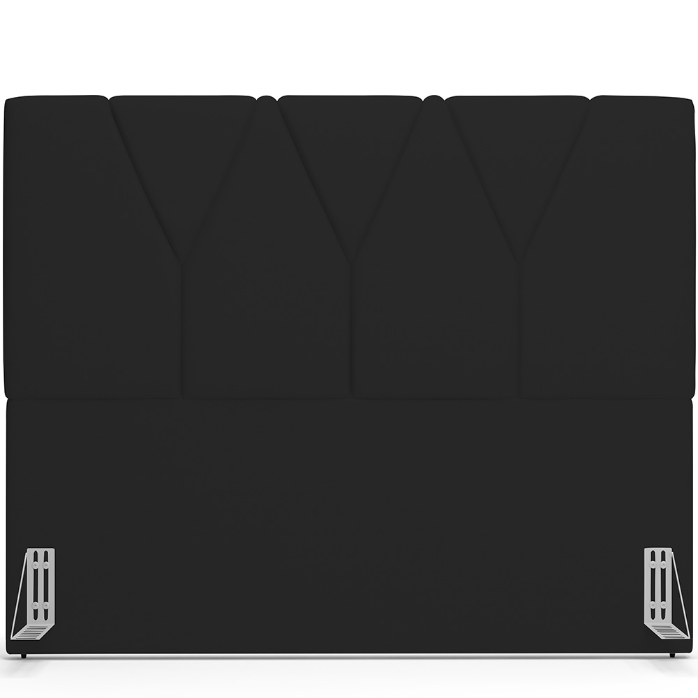 Cabeceira Cama Box Casal 140 cm Aurora W01 Facto Preto - Lyam Decor