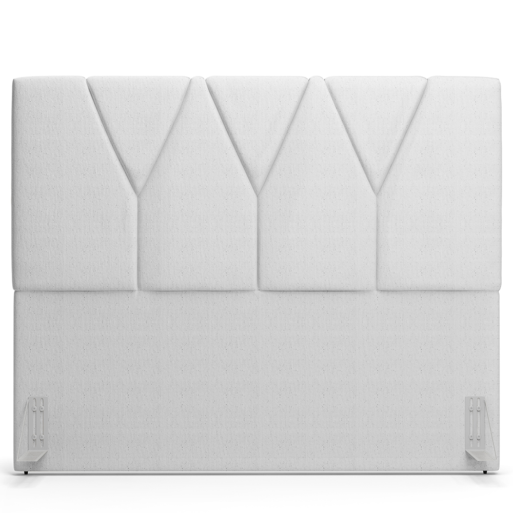 Cabeceira Cama Box Casal 140 cm Aurora W01 Linho Cinza - Lyam Decor