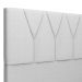 Cabeceira Cama Box Casal 140 cm Aurora W01 Linho Cinza - Lyam Decor