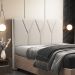 Cabeceira Cama Box Casal 140 cm Aurora W01 Linho Cru - Lyam Decor