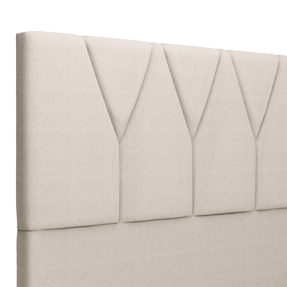 Cabeceira Cama Box Casal 140 cm Aurora W01 Linho Cru - Lyam Decor
