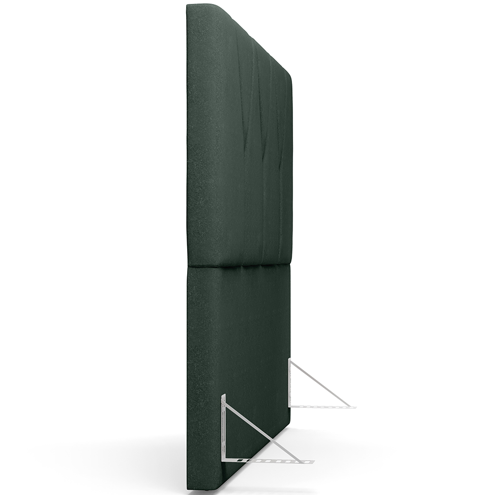 Cabeceira Cama Box Casal 140 cm Aurora W01 Linho Verde Musgo - Lyam Decor