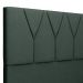 Cabeceira Cama Box Casal 140 cm Aurora W01 Linho Verde Musgo - Lyam Decor