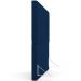 Cabeceira Cama Box Casal 140 cm Aurora W01 Suede Azul Marinho - Lyam Decor