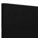 Cabeceira Cama Box Casal 140 cm Aurora W01 Suede Preto - Lyam Decor