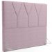 Cabeceira Cama Box Casal 140 cm Aurora W01 Suede Rosê - Lyam Decor