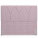 Cabeceira Cama Box Casal 140 cm Aurora W01 Suede Rosê - Lyam Decor