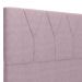 Cabeceira Cama Box Casal 140 cm Aurora W01 Suede Rosê - Lyam Decor