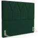Cabeceira Cama Box Casal 140 cm Aurora W01 Suede Verde Musgo - Lyam Decor
