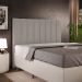 Cabeceira Cama Box Casal 140 cm Dália W01 Bouclê Bege - Lyam Decor