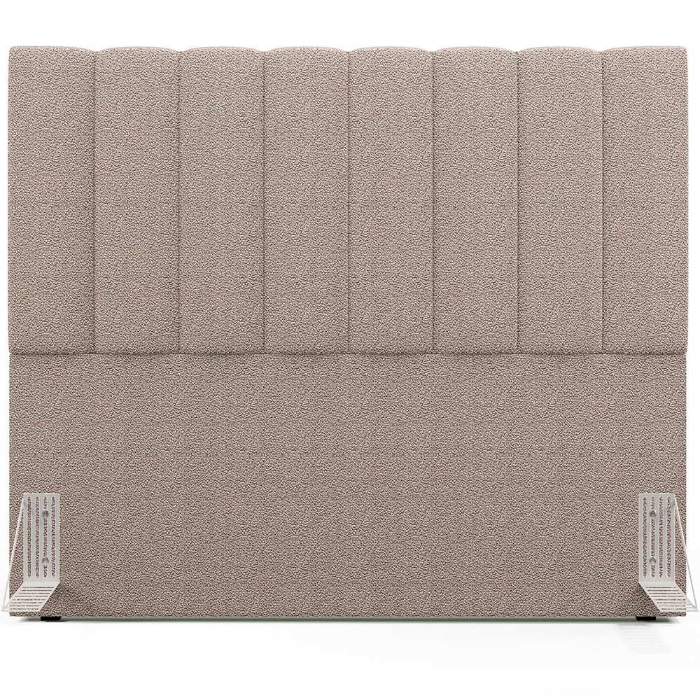 Cabeceira Cama Box Casal 140 cm Dália W01 Bouclê Bege - Lyam Decor