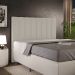 Cabeceira Cama Box Casal 140 cm Dália W01 Bouclê Creme - Lyam Decor
