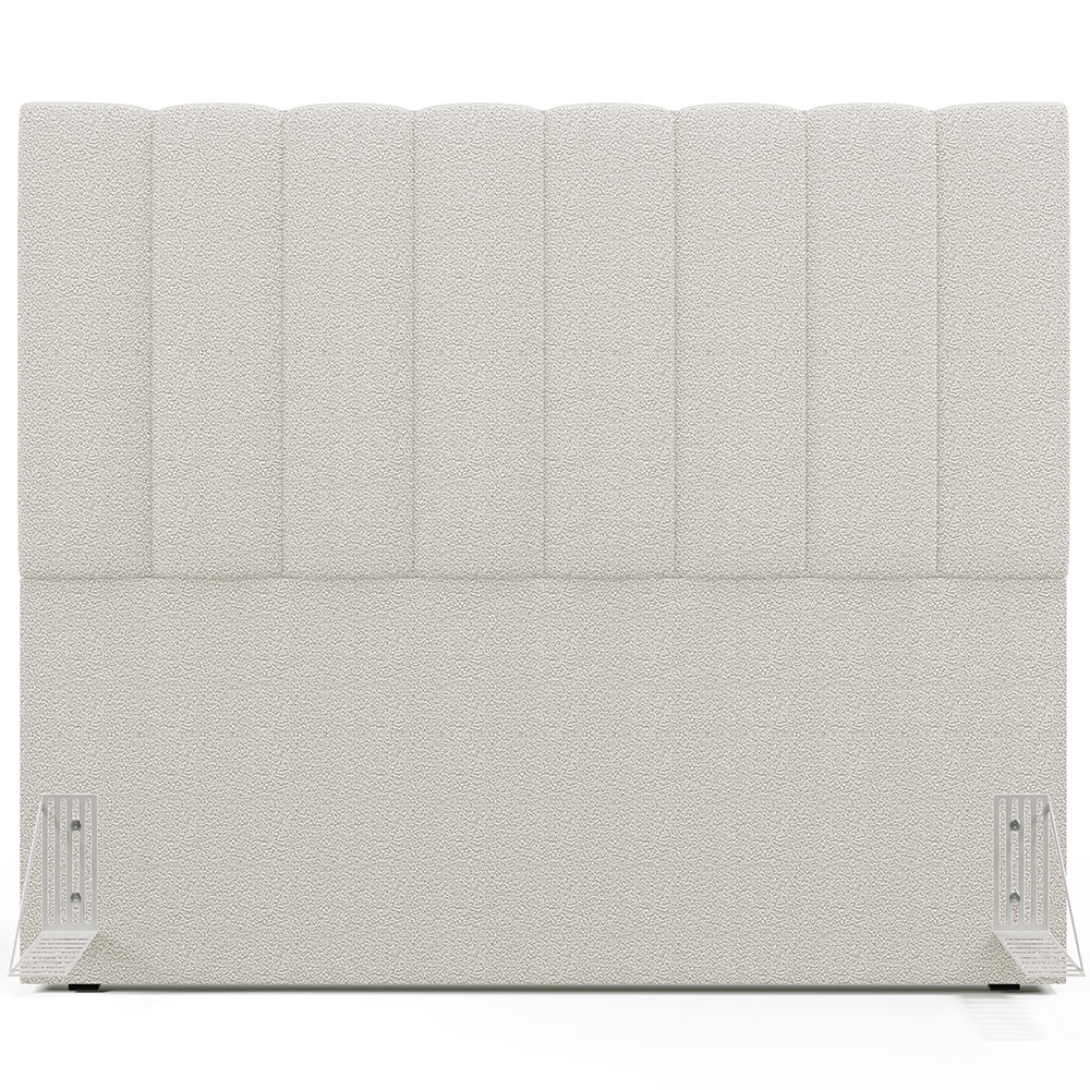 Cabeceira Cama Box Casal 140 cm Dália W01 Bouclê Creme - Lyam Decor