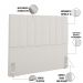 Cabeceira Cama Box Casal 140 cm Dália W01 Bouclê Cru - Lyam Decor