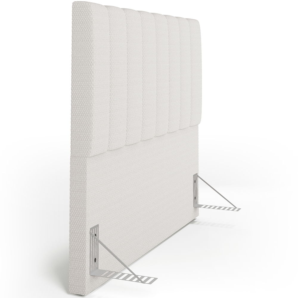 Cabeceira Cama Box Casal 140 cm Dália W01 Bouclê Cru - Lyam Decor