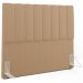 Cabeceira Cama Box Casal 140 cm Dália W01 Bouclê Mostarda - Lyam Decor