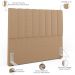 Cabeceira Cama Box Casal 140 cm Dália W01 Bouclê Mostarda - Lyam Decor