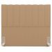 Cabeceira Cama Box Casal 140 cm Dália W01 Bouclê Mostarda - Lyam Decor