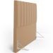 Cabeceira Cama Box Casal 140 cm Dália W01 Bouclê Mostarda - Lyam Decor