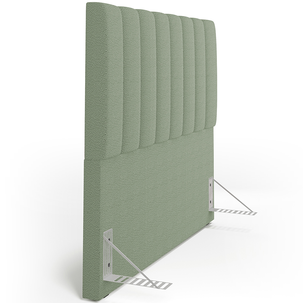 Cabeceira Cama Box Casal 140 cm Dália W01 Bouclê Oliva - Lyam Decor