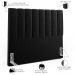 Cabeceira Cama Box Casal 140 cm Dália W01 Bouclê Preto - Lyam Decor