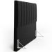 Cabeceira Cama Box Casal 140 cm Dália W01 Bouclê Preto - Lyam Decor